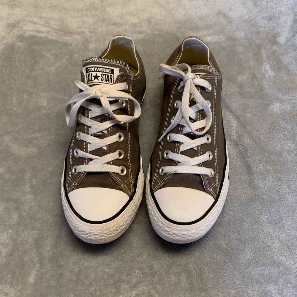 Gray Low Top Converse
